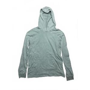 Sage Green Pacsun Acid-Wash Long Sleeve Hoodie Shirt Size S